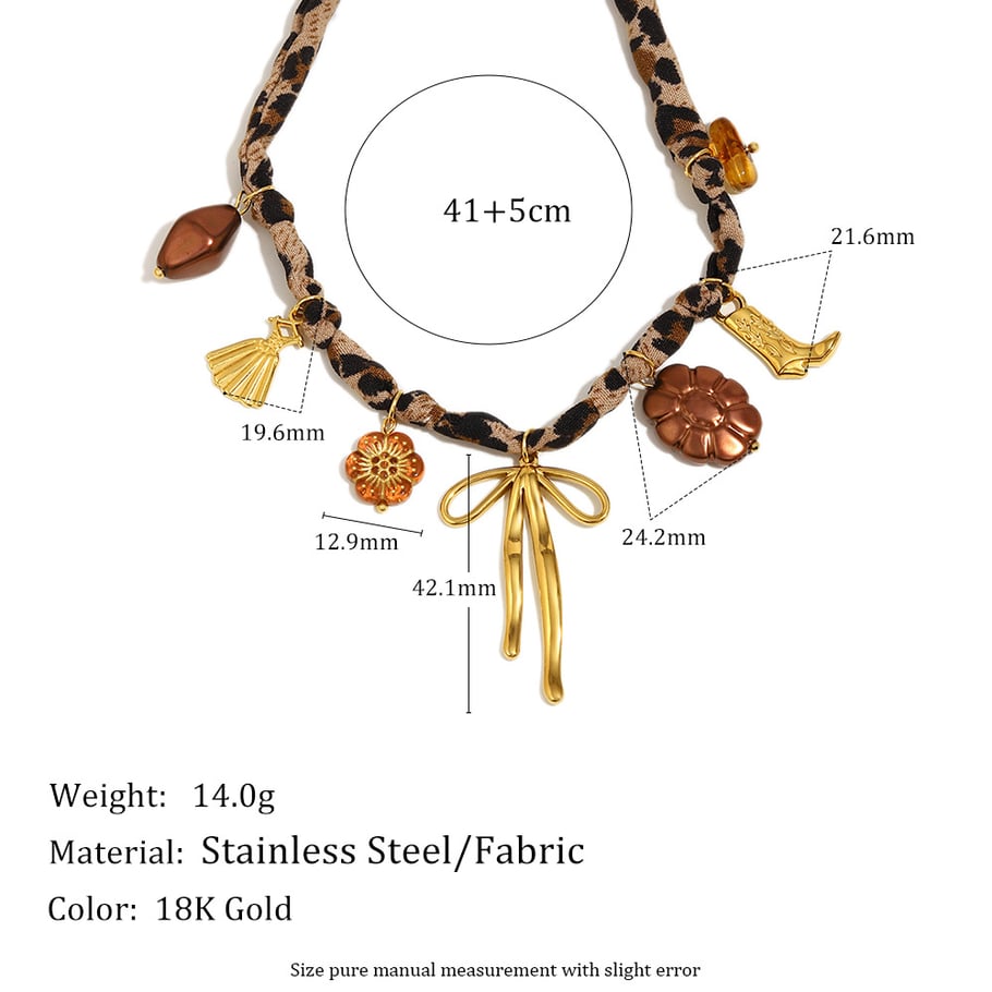 1 Piece  Retro Heart  Cherry Stainless Steel  Gold Color Women's Pendant Necklaces 